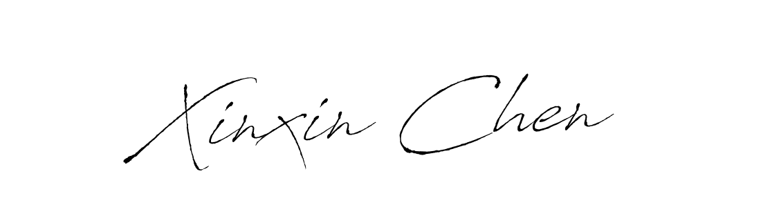 Xinxin Chen stylish signature style. Best Handwritten Sign (Antro_Vectra) for my name. Handwritten Signature Collection Ideas for my name Xinxin Chen. Xinxin Chen signature style 6 images and pictures png