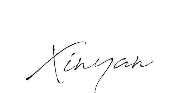 Make a beautiful signature design for name Xinyan. With this signature (Antro_Vectra) style, you can create a handwritten signature for free. Xinyan signature style 6 images and pictures png