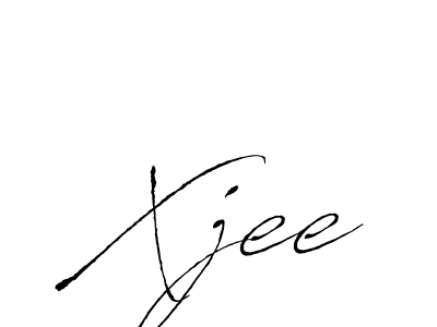 Design your own signature with our free online signature maker. With this signature software, you can create a handwritten (Antro_Vectra) signature for name Xjee. Xjee signature style 6 images and pictures png