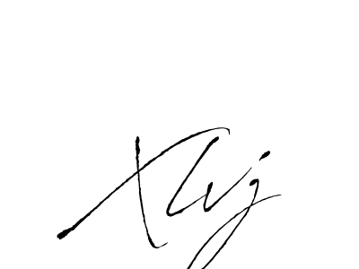 Antro_Vectra is a professional signature style that is perfect for those who want to add a touch of class to their signature. It is also a great choice for those who want to make their signature more unique. Get Xlvj name to fancy signature for free. Xlvj signature style 6 images and pictures png