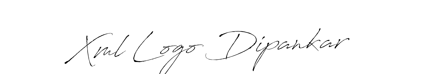 Also we have Xml Logo Dipankar name is the best signature style. Create professional handwritten signature collection using Antro_Vectra autograph style. Xml Logo Dipankar signature style 6 images and pictures png