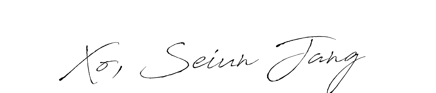 You should practise on your own different ways (Antro_Vectra) to write your name (Xo, Seiun Jang) in signature. don't let someone else do it for you. Xo, Seiun Jang signature style 6 images and pictures png