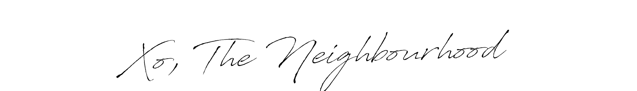 if you are searching for the best signature style for your name Xo, The Neighbourhood. so please give up your signature search. here we have designed multiple signature styles  using Antro_Vectra. Xo, The Neighbourhood signature style 6 images and pictures png