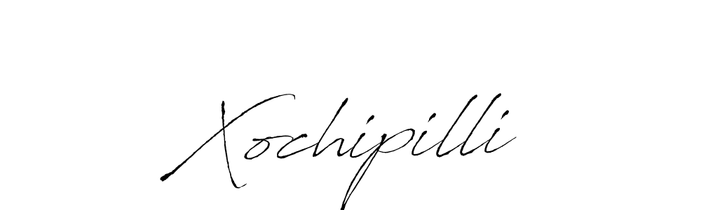 Use a signature maker to create a handwritten signature online. With this signature software, you can design (Antro_Vectra) your own signature for name Xochipilli. Xochipilli signature style 6 images and pictures png