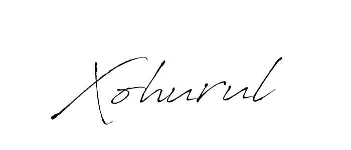 Design your own signature with our free online signature maker. With this signature software, you can create a handwritten (Antro_Vectra) signature for name Xohurul. Xohurul signature style 6 images and pictures png