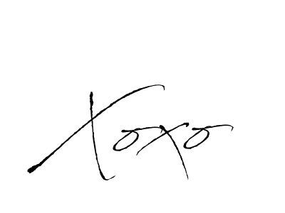 How to make Xoxo signature? Antro_Vectra is a professional autograph style. Create handwritten signature for Xoxo name. Xoxo signature style 6 images and pictures png