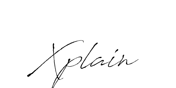 if you are searching for the best signature style for your name Xplain. so please give up your signature search. here we have designed multiple signature styles  using Antro_Vectra. Xplain signature style 6 images and pictures png