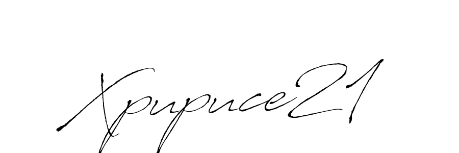 Use a signature maker to create a handwritten signature online. With this signature software, you can design (Antro_Vectra) your own signature for name Xpupuce21. Xpupuce21 signature style 6 images and pictures png