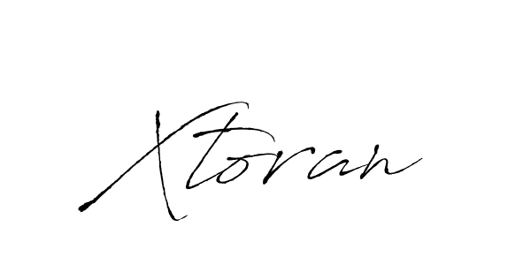 Antro_Vectra is a professional signature style that is perfect for those who want to add a touch of class to their signature. It is also a great choice for those who want to make their signature more unique. Get Xtoran name to fancy signature for free. Xtoran signature style 6 images and pictures png