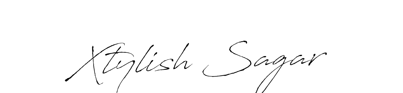 The best way (Antro_Vectra) to make a short signature is to pick only two or three words in your name. The name Xtylish Sagar include a total of six letters. For converting this name. Xtylish Sagar signature style 6 images and pictures png