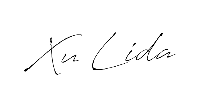 This is the best signature style for the Xu Lida name. Also you like these signature font (Antro_Vectra). Mix name signature. Xu Lida signature style 6 images and pictures png