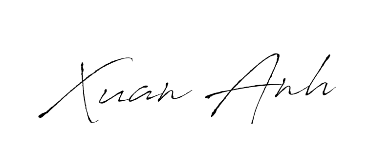 Use a signature maker to create a handwritten signature online. With this signature software, you can design (Antro_Vectra) your own signature for name Xuan Anh. Xuan Anh signature style 6 images and pictures png