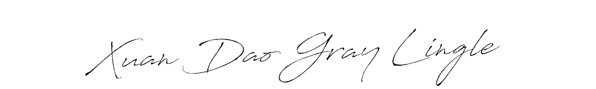 You should practise on your own different ways (Antro_Vectra) to write your name (Xuan Dao Gray Lingle) in signature. don't let someone else do it for you. Xuan Dao Gray Lingle signature style 6 images and pictures png