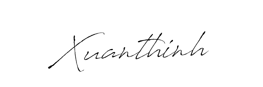 Create a beautiful signature design for name Xuanthinh. With this signature (Antro_Vectra) fonts, you can make a handwritten signature for free. Xuanthinh signature style 6 images and pictures png