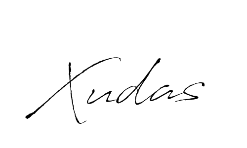 Make a beautiful signature design for name Xudas. With this signature (Antro_Vectra) style, you can create a handwritten signature for free. Xudas signature style 6 images and pictures png