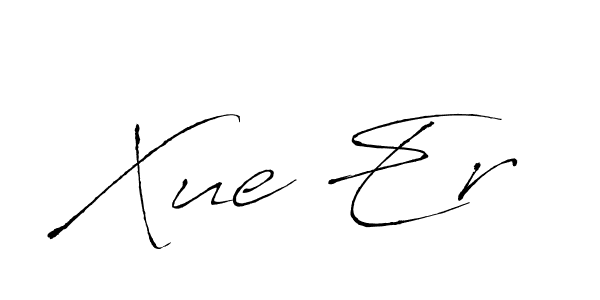 Create a beautiful signature design for name Xue Er. With this signature (Antro_Vectra) fonts, you can make a handwritten signature for free. Xue Er signature style 6 images and pictures png