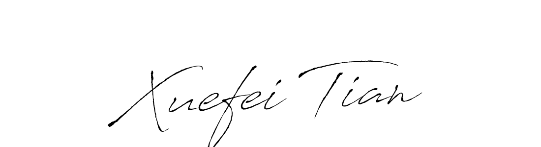 How to make Xuefei Tian name signature. Use Antro_Vectra style for creating short signs online. This is the latest handwritten sign. Xuefei Tian signature style 6 images and pictures png