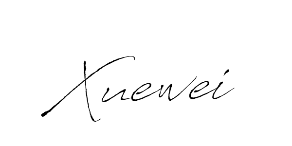 How to make Xuewei signature? Antro_Vectra is a professional autograph style. Create handwritten signature for Xuewei name. Xuewei signature style 6 images and pictures png