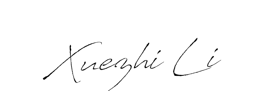 Create a beautiful signature design for name Xuezhi Li. With this signature (Antro_Vectra) fonts, you can make a handwritten signature for free. Xuezhi Li signature style 6 images and pictures png