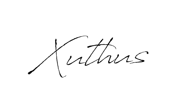 How to make Xuthus name signature. Use Antro_Vectra style for creating short signs online. This is the latest handwritten sign. Xuthus signature style 6 images and pictures png