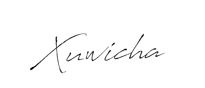 Antro_Vectra is a professional signature style that is perfect for those who want to add a touch of class to their signature. It is also a great choice for those who want to make their signature more unique. Get Xuwicha name to fancy signature for free. Xuwicha signature style 6 images and pictures png