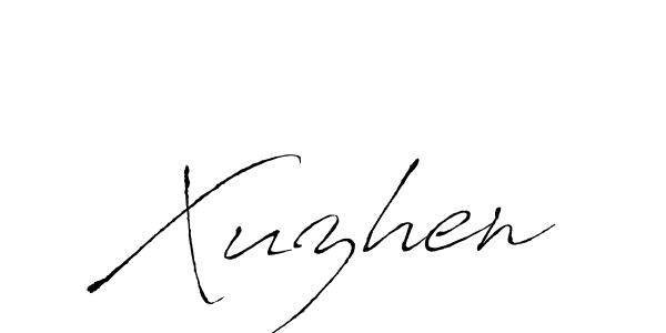 Use a signature maker to create a handwritten signature online. With this signature software, you can design (Antro_Vectra) your own signature for name Xuzhen. Xuzhen signature style 6 images and pictures png