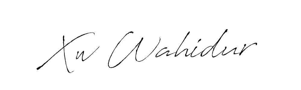 How to Draw Xw Wahidur signature style? Antro_Vectra is a latest design signature styles for name Xw Wahidur. Xw Wahidur signature style 6 images and pictures png