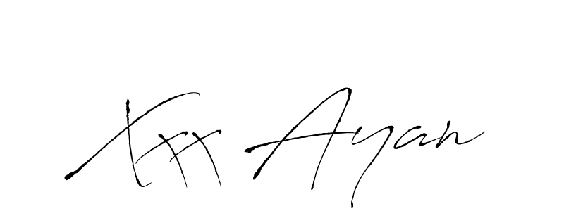 Xxx Ayan stylish signature style. Best Handwritten Sign (Antro_Vectra) for my name. Handwritten Signature Collection Ideas for my name Xxx Ayan. Xxx Ayan signature style 6 images and pictures png