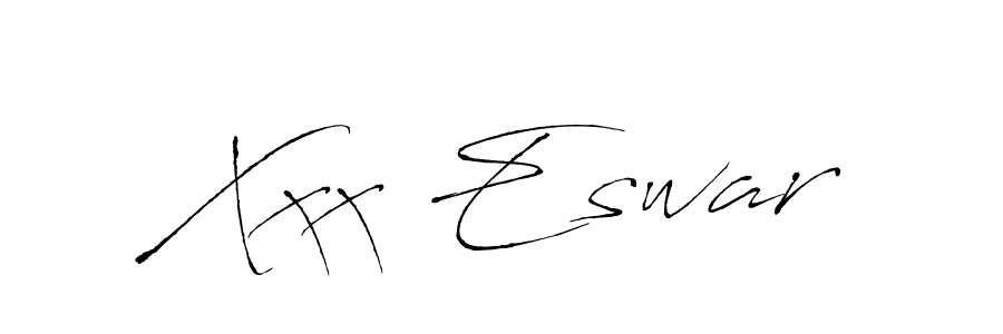 Design your own signature with our free online signature maker. With this signature software, you can create a handwritten (Antro_Vectra) signature for name Xxx Eswar. Xxx Eswar signature style 6 images and pictures png