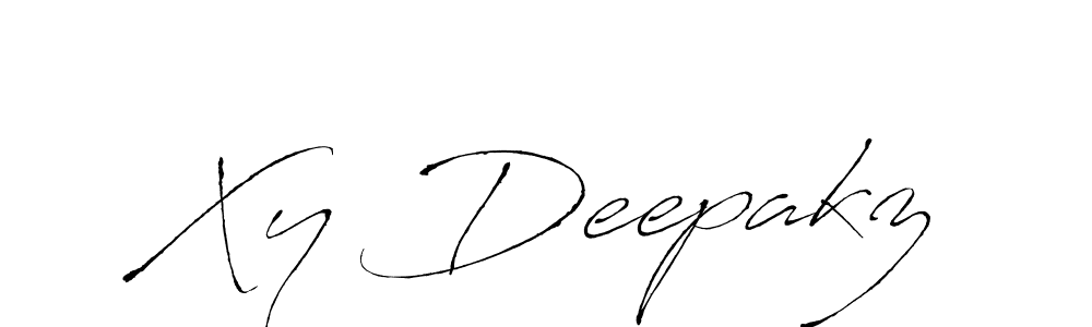 It looks lik you need a new signature style for name Xy Deepakz. Design unique handwritten (Antro_Vectra) signature with our free signature maker in just a few clicks. Xy Deepakz signature style 6 images and pictures png