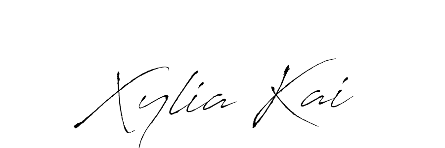 Xylia Kai stylish signature style. Best Handwritten Sign (Antro_Vectra) for my name. Handwritten Signature Collection Ideas for my name Xylia Kai. Xylia Kai signature style 6 images and pictures png