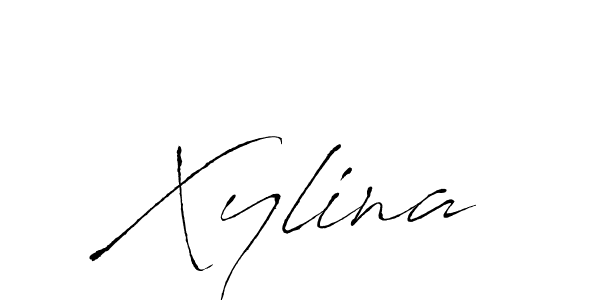 Make a beautiful signature design for name Xylina. With this signature (Antro_Vectra) style, you can create a handwritten signature for free. Xylina signature style 6 images and pictures png