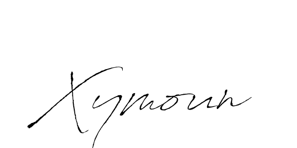 The best way (Antro_Vectra) to make a short signature is to pick only two or three words in your name. The name Xymoun include a total of six letters. For converting this name. Xymoun signature style 6 images and pictures png