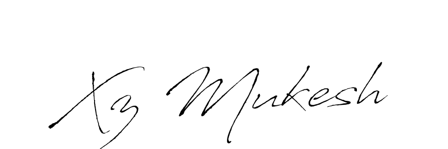 Similarly Antro_Vectra is the best handwritten signature design. Signature creator online .You can use it as an online autograph creator for name Xz Mukesh. Xz Mukesh signature style 6 images and pictures png