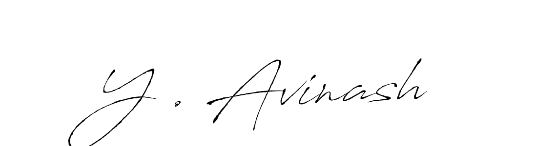 It looks lik you need a new signature style for name Y . Avinash. Design unique handwritten (Antro_Vectra) signature with our free signature maker in just a few clicks. Y . Avinash signature style 6 images and pictures png
