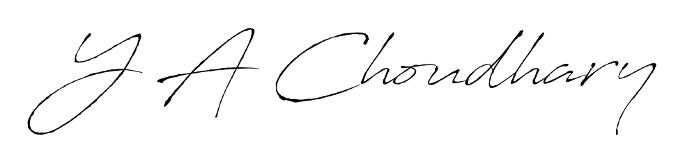 An effortless, minimalist signature concept for Y A Choudhary using Antro_Vectra design. Clean lines that look great on any document. Y A Choudhary signature style 6 images and pictures png