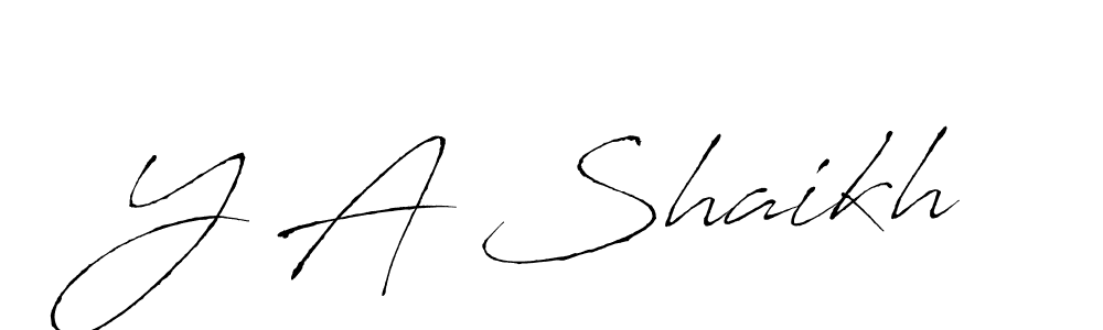 How to Draw Y A Shaikh signature style? Antro_Vectra is a latest design signature styles for name Y A Shaikh. Y A Shaikh signature style 6 images and pictures png