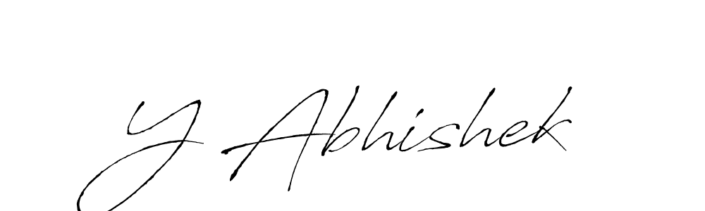 Similarly Antro_Vectra is the best handwritten signature design. Signature creator online .You can use it as an online autograph creator for name Y Abhishek. Y Abhishek signature style 6 images and pictures png