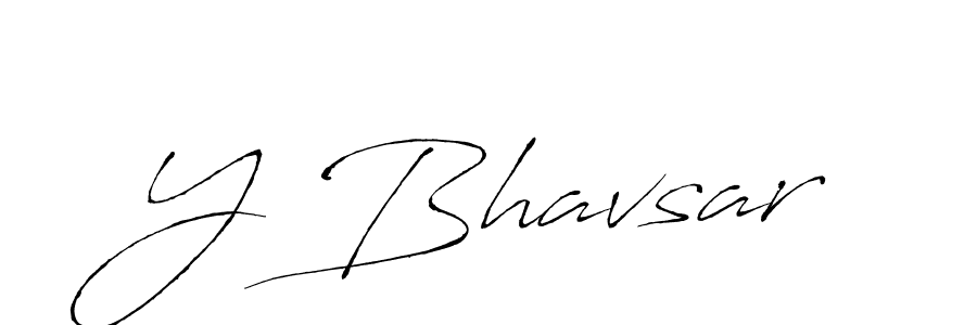 It looks lik you need a new signature style for name Y Bhavsar. Design unique handwritten (Antro_Vectra) signature with our free signature maker in just a few clicks. Y Bhavsar signature style 6 images and pictures png