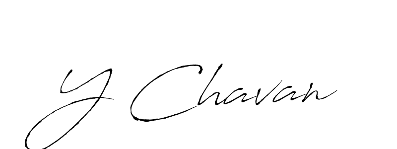 Also we have Y Chavan name is the best signature style. Create professional handwritten signature collection using Antro_Vectra autograph style. Y Chavan signature style 6 images and pictures png