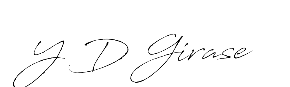 Antro_Vectra is a professional signature style that is perfect for those who want to add a touch of class to their signature. It is also a great choice for those who want to make their signature more unique. Get Y D Girase name to fancy signature for free. Y D Girase signature style 6 images and pictures png