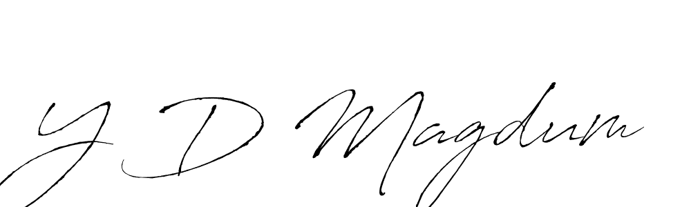 It looks lik you need a new signature style for name Y D Magdum. Design unique handwritten (Antro_Vectra) signature with our free signature maker in just a few clicks. Y D Magdum signature style 6 images and pictures png