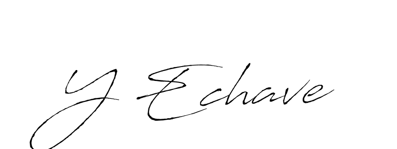 Y Echave stylish signature style. Best Handwritten Sign (Antro_Vectra) for my name. Handwritten Signature Collection Ideas for my name Y Echave. Y Echave signature style 6 images and pictures png