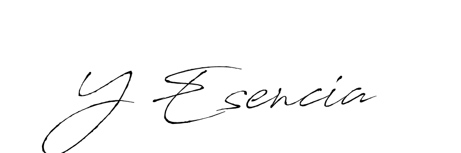 Use a signature maker to create a handwritten signature online. With this signature software, you can design (Antro_Vectra) your own signature for name Y Esencia. Y Esencia signature style 6 images and pictures png