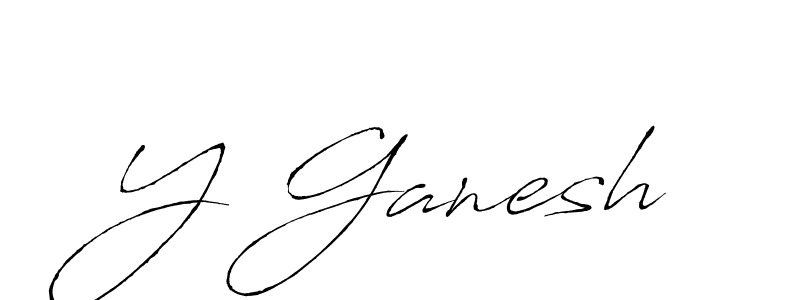 Similarly Antro_Vectra is the best handwritten signature design. Signature creator online .You can use it as an online autograph creator for name Y Ganesh. Y Ganesh signature style 6 images and pictures png