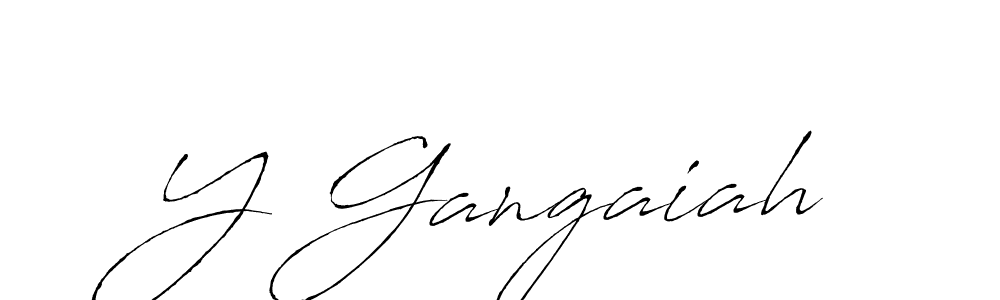 Also You can easily find your signature by using the search form. We will create Y Gangaiah name handwritten signature images for you free of cost using Antro_Vectra sign style. Y Gangaiah signature style 6 images and pictures png