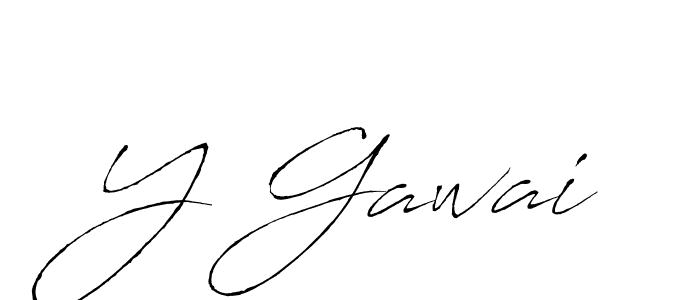 Also we have Y Gawai name is the best signature style. Create professional handwritten signature collection using Antro_Vectra autograph style. Y Gawai signature style 6 images and pictures png