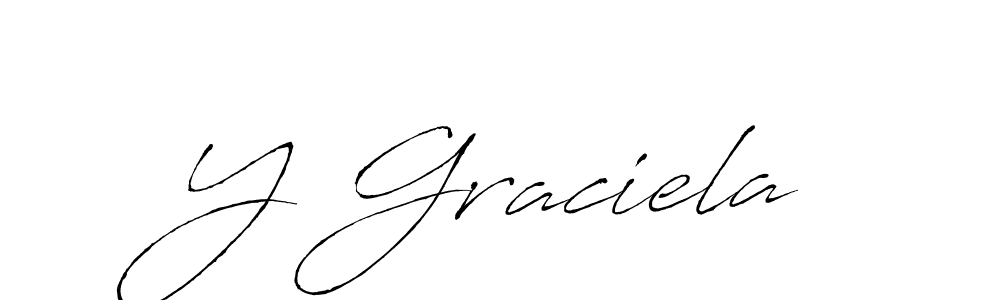 Also You can easily find your signature by using the search form. We will create Y Graciela name handwritten signature images for you free of cost using Antro_Vectra sign style. Y Graciela signature style 6 images and pictures png