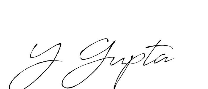 Make a beautiful signature design for name Y Gupta. Use this online signature maker to create a handwritten signature for free. Y Gupta signature style 6 images and pictures png