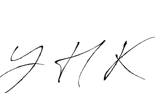 How to Draw Y H K signature style? Antro_Vectra is a latest design signature styles for name Y H K. Y H K signature style 6 images and pictures png